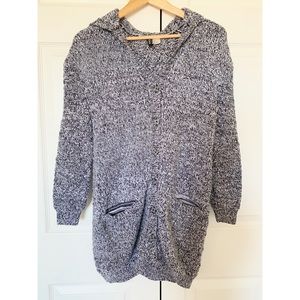 H&M HOODED CARDIGAN